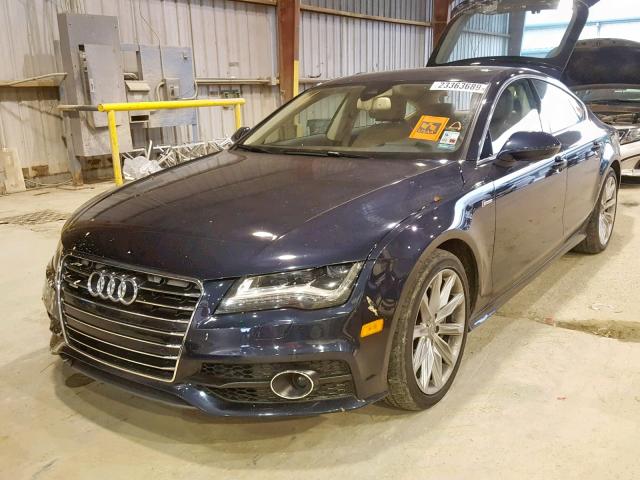 WAUSGBFC7CN012846 - 2012 AUDI A7 PRESTIG BLUE photo 2