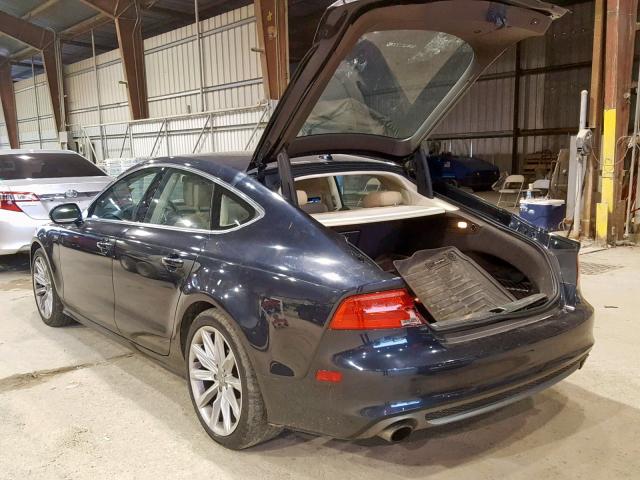 WAUSGBFC7CN012846 - 2012 AUDI A7 PRESTIG BLUE photo 3