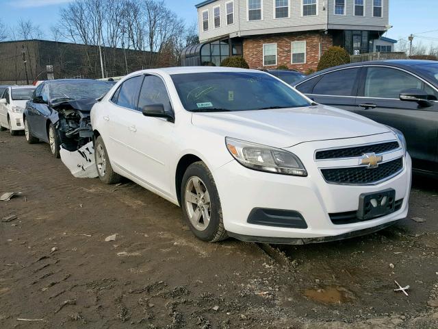 1G11B5SAXDF272066 - 2013 CHEVROLET MALIBU LS WHITE photo 1