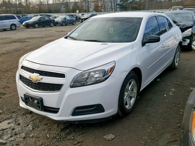 1G11B5SAXDF272066 - 2013 CHEVROLET MALIBU LS WHITE photo 2