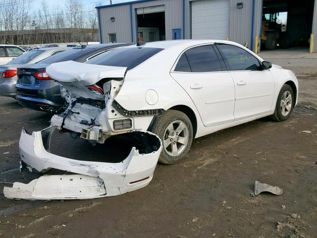 1G11B5SAXDF272066 - 2013 CHEVROLET MALIBU LS WHITE photo 4