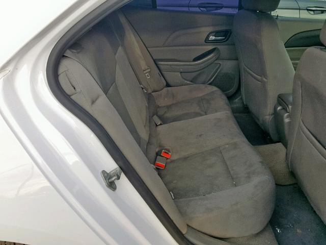 1G11B5SAXDF272066 - 2013 CHEVROLET MALIBU LS WHITE photo 6