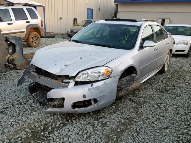 2G1WC5E34E1163336 - 2014 CHEVROLET IMPALA LIM SILVER photo 2