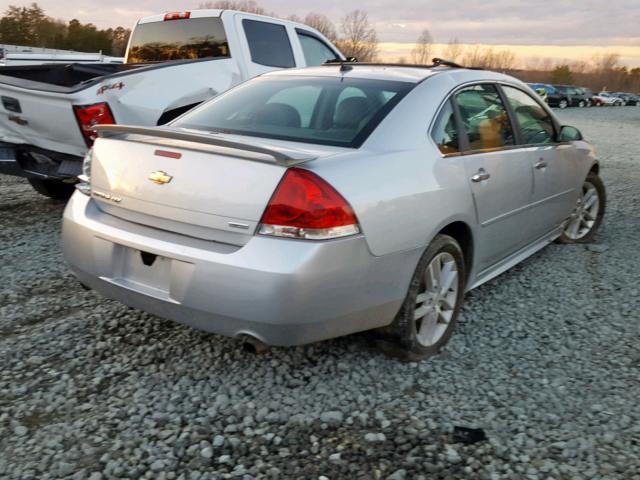 2G1WC5E34E1163336 - 2014 CHEVROLET IMPALA LIM SILVER photo 4