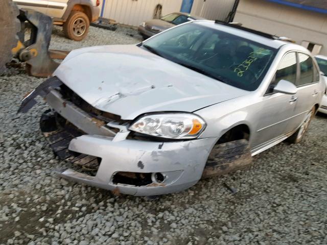 2G1WC5E34E1163336 - 2014 CHEVROLET IMPALA LIM SILVER photo 9