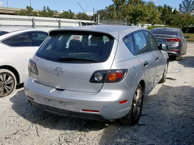 JM1BK343451234541 - 2005 MAZDA 3 HATCHBAC SILVER photo 4