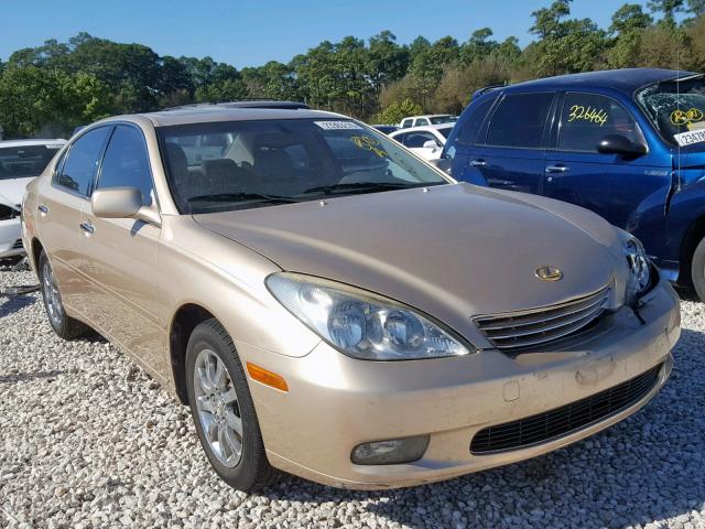 JTHBA30GX45029355 - 2004 LEXUS ES 330 GOLD photo 1