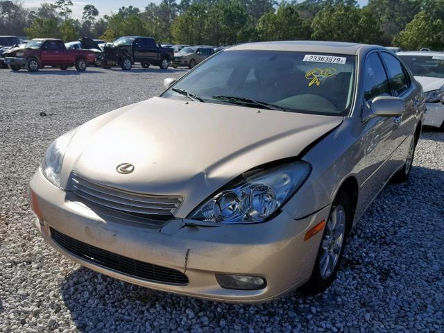 JTHBA30GX45029355 - 2004 LEXUS ES 330 GOLD photo 2