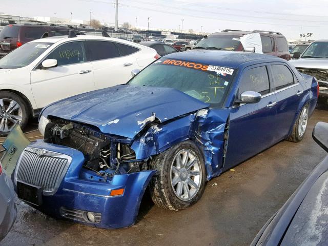 2C3CA4CD1AH155495 - 2010 CHRYSLER 300 TOURIN BLUE photo 2