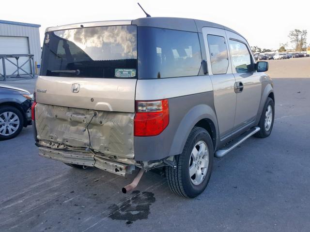 5J6YH28544L000833 - 2004 HONDA ELEMENT EX SILVER photo 4