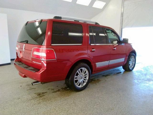 5LMFU27547LJ17495 - 2007 LINCOLN NAVIGATOR 红色 照片 4