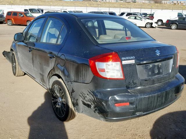 JS2YC412X85105036 - 2008 SUZUKI SX4 BLACK photo 3