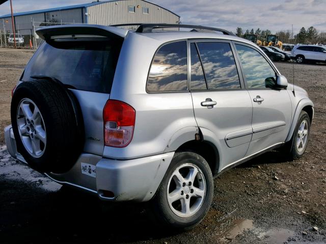 JTEHH20V526067000 - 2002 TOYOTA RAV4 SILVER photo 4