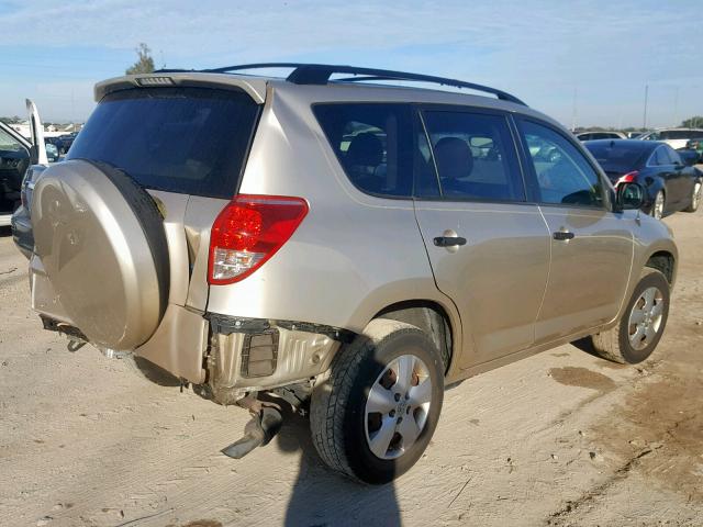 JTMZD33V385110902 - 2008 TOYOTA RAV4 GOLD photo 4