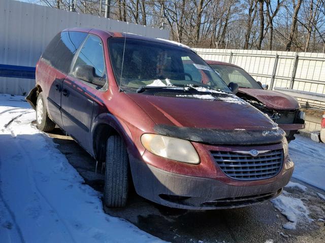 1C4GJ25342B645459 - 2002 CHRYSLER VOYAGER MAROON photo 1