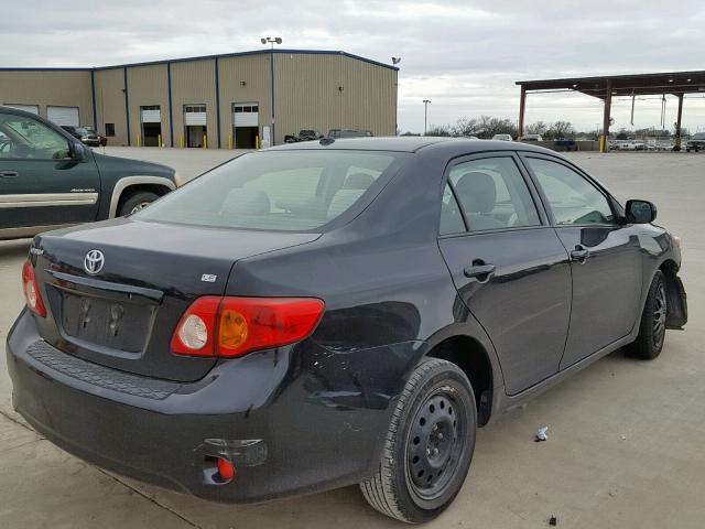 JTDBU4EE2AJ065078 - 2010 TOYOTA COROLLA BA BLACK photo 4