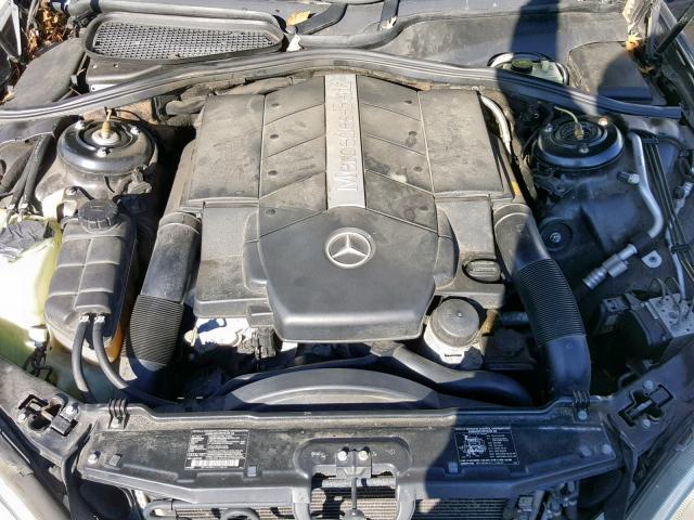 WDBNG70J62A253693 - 2002 MERCEDES-BENZ S 430 BLACK photo 7