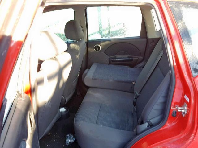 KL1TD66638B140065 - 2008 CHEVROLET AVEO BASE Qırmızı foto 6