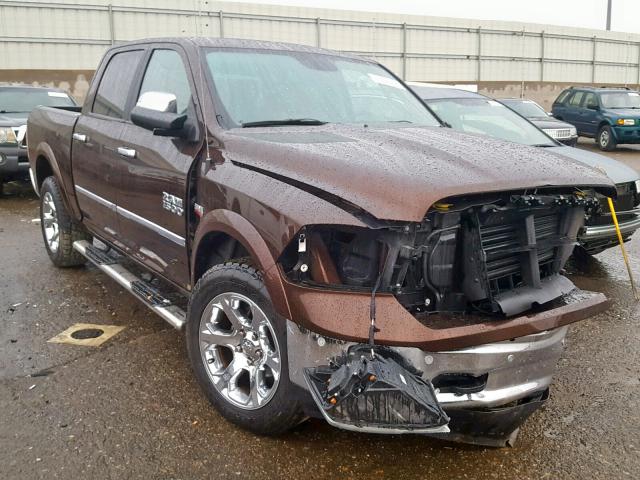 1C6RR7NT9FS588235 - 2015 RAM 1500 LARAM BROWN photo 1