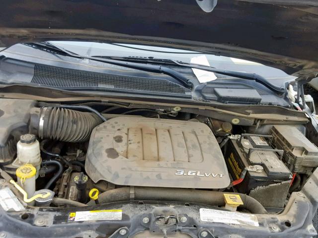 2C4RDGCG2CR372124 - 2012 DODGE GRAND CARA GRAY photo 7