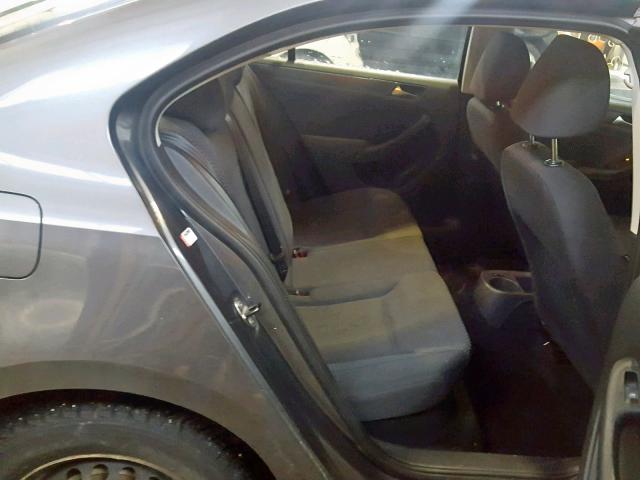 3VW2K7AJXBM366533 - 2011 VOLKSWAGEN JETTA BASE 灰色 照片 6