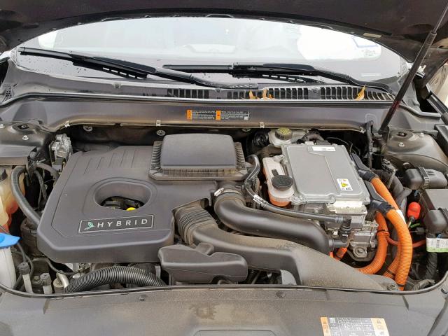 3LN6L2LU9FR627523 - 2015 LINCOLN MKZ HYBRID BLACK photo 7