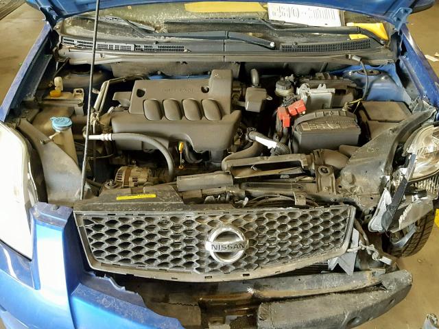 3N1AB6AP8CL658379 - 2012 NISSAN SENTRA 2.0 BLUE photo 7