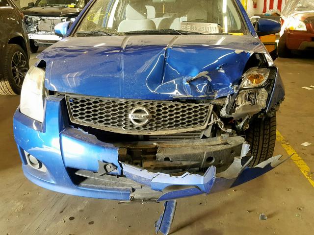 3N1AB6AP8CL658379 - 2012 NISSAN SENTRA 2.0 BLUE photo 9