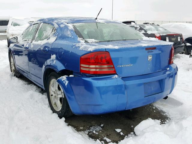 1B3LC56K58N638822 - 2008 DODGE AVENGER SX BLUE photo 3