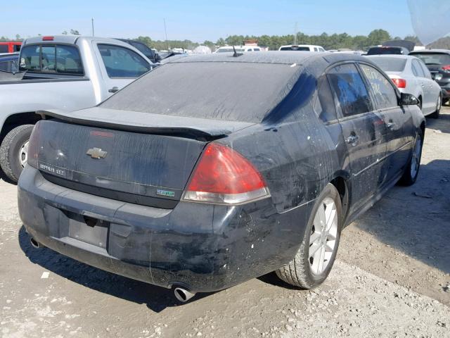 2G1WC5E35D1243128 - 2013 CHEVROLET IMPALA LTZ BLACK photo 4