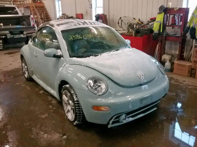 3VWCD31Y55M317748 - 2005 VOLKSWAGEN NEW BEETLE Mavi foto 1