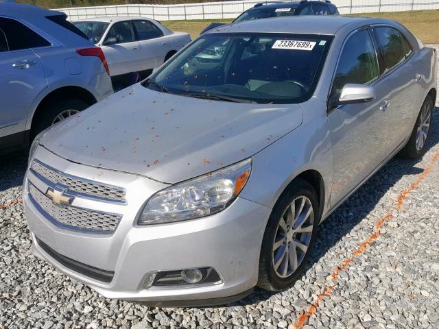 1G11H5SA2DF278037 - 2013 CHEVROLET MALIBU LTZ SILVER photo 2