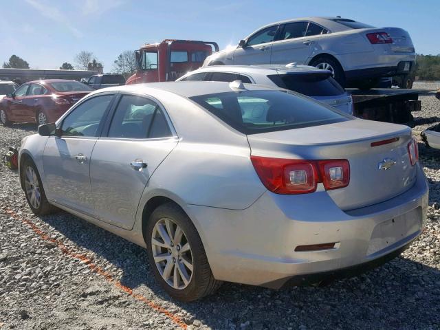 1G11H5SA2DF278037 - 2013 CHEVROLET MALIBU LTZ SILVER photo 3