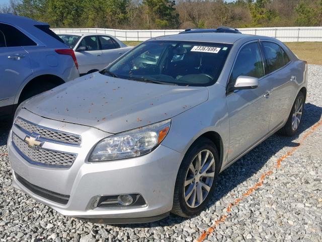 1G11H5SA2DF278037 - 2013 CHEVROLET MALIBU LTZ SILVER photo 9