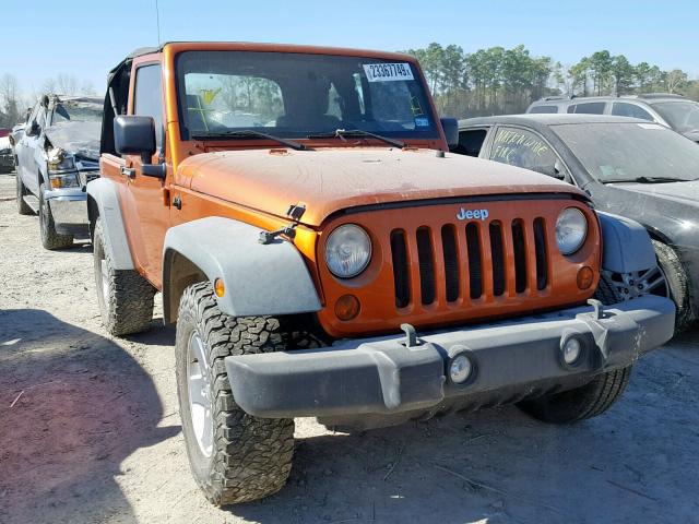 1J4AA2D11BL512149 - 2011 JEEP WRANGLER S ORANGE photo 1