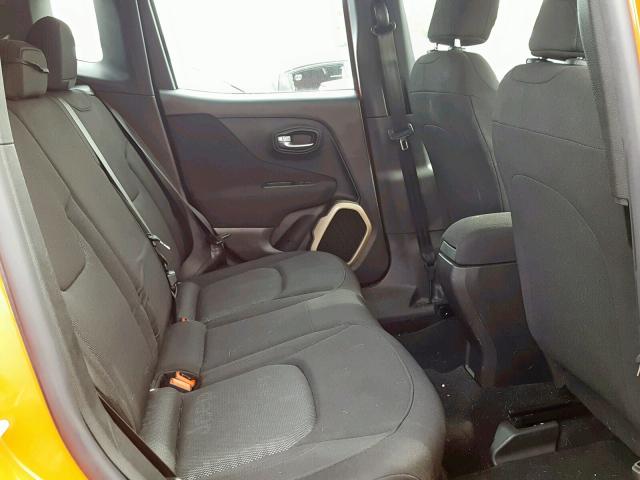 ZACCJBAT2FPC21374 - 2015 JEEP RENEGADE S ORANGE photo 6