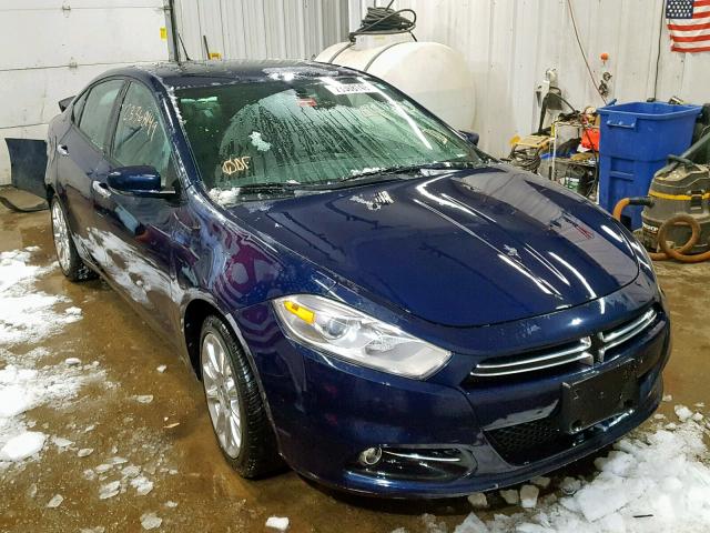 1C3CDFCA2DD111175 - 2013 DODGE DART LIMIT BLUE photo 1