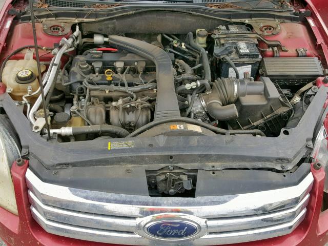 3FAFP07Z96R117651 - 2006 FORD FUSION SE 红色 照片 7
