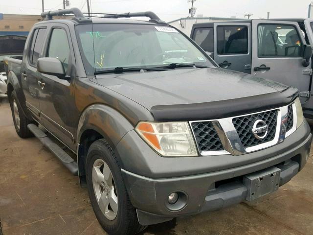 1N6AD07U77C443088 - 2007 NISSAN FRONTIER C GRAY photo 1