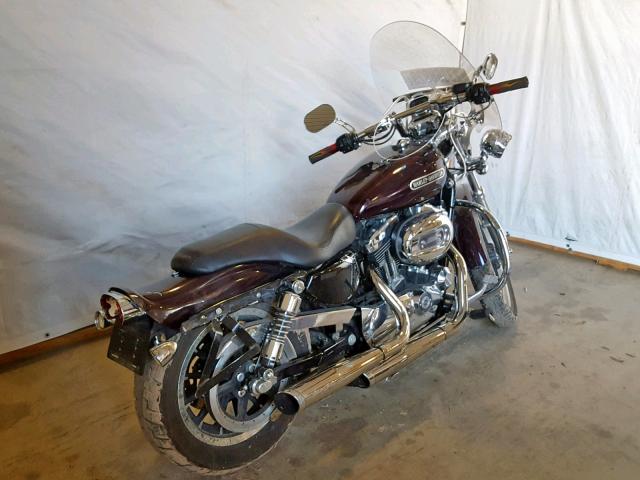 1HD1CX3167K463962 - 2007 HARLEY-DAVIDSON XL1200 L MAROON photo 4