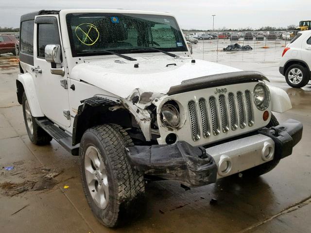 1C4GJWBG5DL506842 - 2013 JEEP WRANGLER S 白色 照片 1