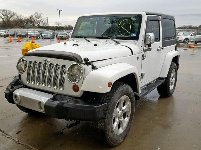 1C4GJWBG5DL506842 - 2013 JEEP WRANGLER S 白色 照片 2
