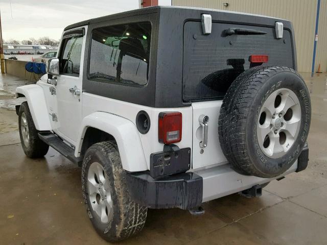 1C4GJWBG5DL506842 - 2013 JEEP WRANGLER S 白色 照片 3