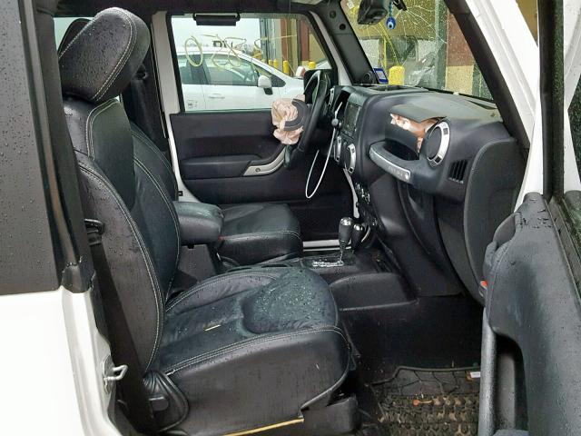 1C4GJWBG5DL506842 - 2013 JEEP WRANGLER S 白色 照片 5