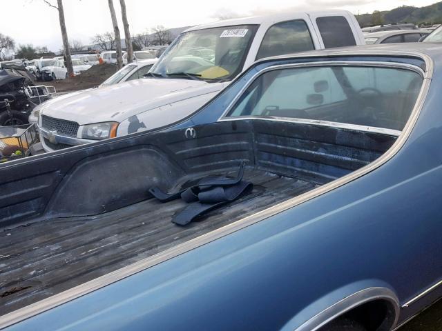 1GCCW80A6BZ405328 - 1981 CHEVROLET EL CAMINO BLUE photo 6