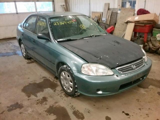 2HGEJ6579YH591689 - 2000 HONDA CIVIC LX TEAL photo 1