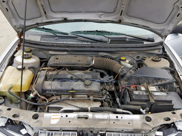 1FAFP6633YK143900 - 2000 FORD CONTOUR SE SILVER photo 7