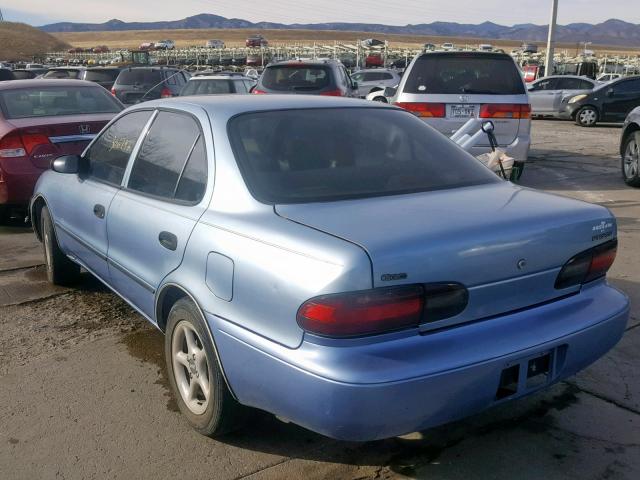 1Y1SK5267SZ068386 - 1995 GEO PRIZM BASE 蓝色 照片 3
