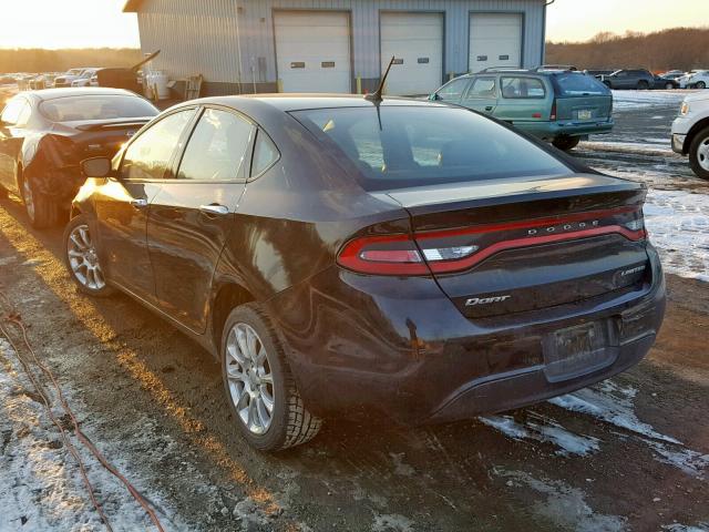 1C3CDFCA8DD346681 - 2013 DODGE DART LIMIT BLACK photo 3