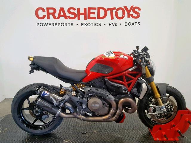 ZDM1RBSWXEB000403 - 2014 DUCATI MONSTER 12 RED photo 1